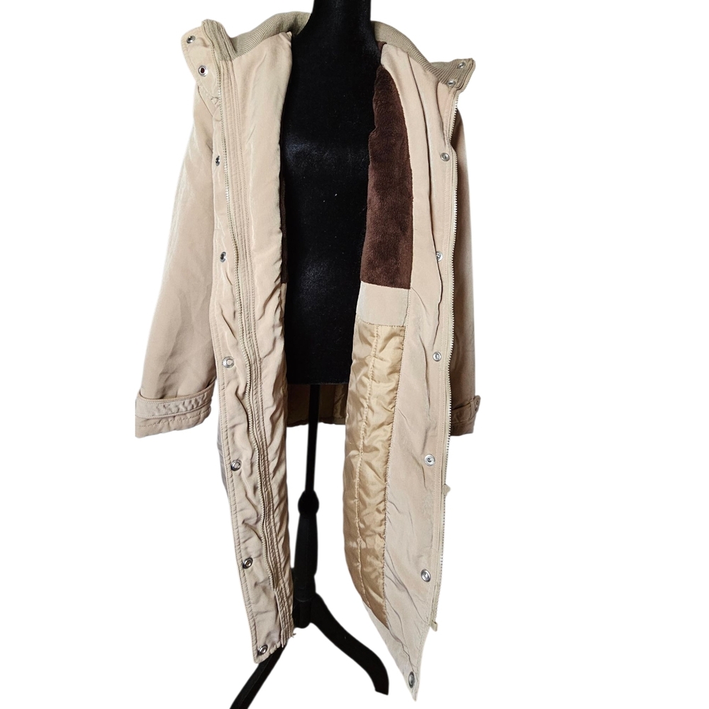 Harve Benard Tan Belted Trench Coat - Picture 3 of 4